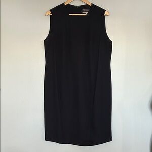 Amanda Smith II Dark Navy Fitted Sleeveless Sheath Dress size 16W